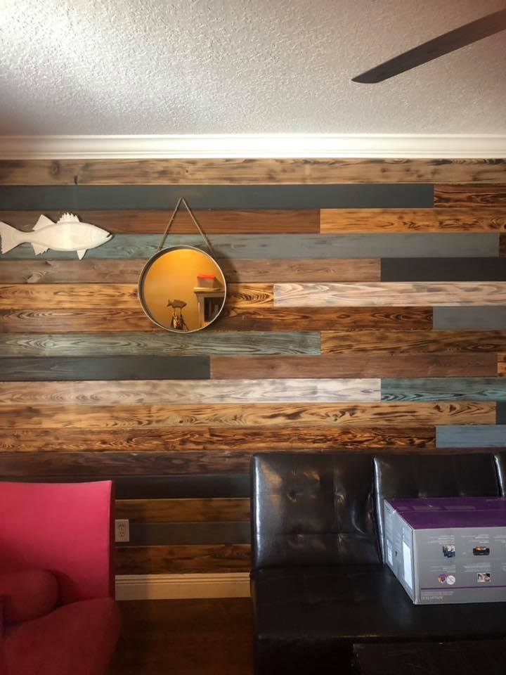 Custom Shiplap Wall Accents